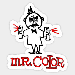 Dat Guy Mr Color red Sticker